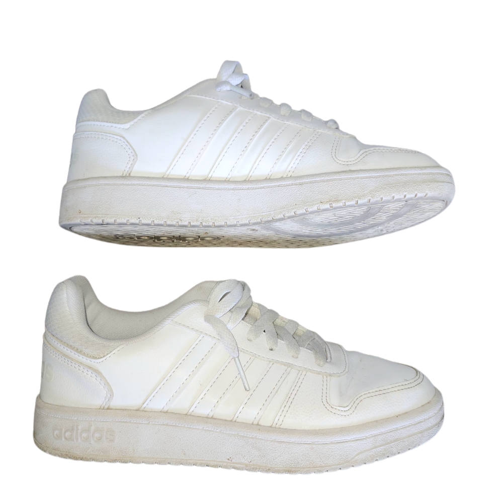 Adidas Kids White Sneakers